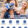 Digital Camera, Lecran FHD 1080P 36.0 Mega Pixels Vlogging Camera with 16X Digital Zoom, LCD Screen, Compact Portable Mini Cameras for Students, Teens, Kids (Blue) - Image 7