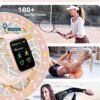 Smart Watch for Women - 1.8" Full Touch HD Screen, 24-Hour Heart Rate, Blood Oxygen, Sleep Monitor, Alexa Built-in, IP68 Waterproof, 100 Sports Modes, Unisex - Image 5