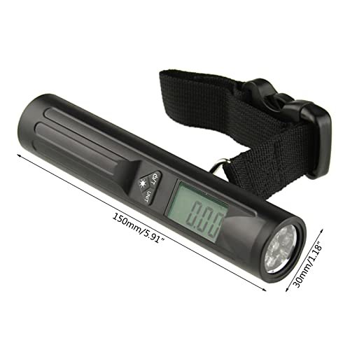 Portable Luggage Scale for W/Flashlight 40kg/10g Electronic Digital Suitcase Travel Bag Hanging Weighing Scale Blue Bac Weighing Scale for Luggage - Image 3