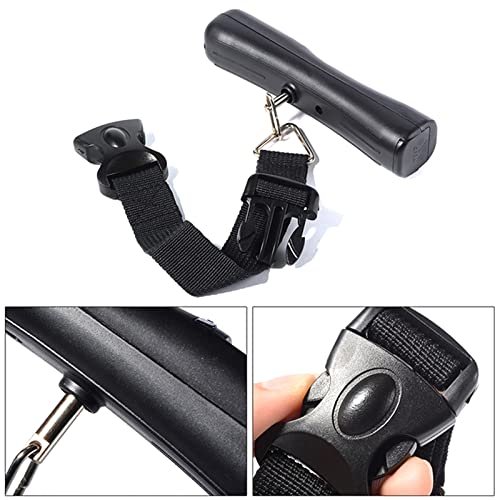 Portable 40kg 10g Steelyard Hanging Scale for Suitcase Travel Luggage Bag Weight Digital Weighing Hook Scale 4 Units - Image 5