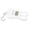 Hemoton 4pcs Portable Hanging Scale Baggage Scale Bag Weight Scale Hanging Weighing Scale Fishing Hanging Scale Luggage Hand Scale Mini Hanging Scale Travel Plastic Crane Handheld White - Image 3