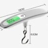 Luggage Scale, 50kg Hand Hanging Portable Travel Scale with Hook Electronic Baggage Weight Measuring Digital Weighing - Image 3