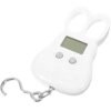 Hemoton 4pcs Portable Hanging Scale Baggage Scale Bag Weight Scale Hanging Weighing Scale Fishing Hanging Scale Luggage Hand Scale Mini Hanging Scale Travel Plastic Crane Handheld White - Image 8