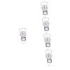 5pcs Portable Scale Fishing Tools Hand Scale to Weigh Luggage Suitcase Weight Scale Hook Luggage Hook Luggage Scale Bag Weighing Scale for Luggage Eletric Weight Scale Fruit Scale