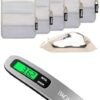 BAGAIL Digital Luggage Scale and 6 Set Ultralight Compression Packing Cubes