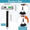 Digital Luggage Scale,3 Pack Luggage Weight Scale,110LB Handheld Digital Hanging Scales,Baggage Scale with Backlit LCD Display,Portable Suitcase Weight Scale with Hook for Travelers,Battery Included - Image 2