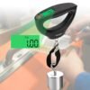 110lb 50kg Portable Digital Hanging Luggage Weight Scale Postal Scales, 2 AAA Batteries (Not Included) (Black) - Image 3
