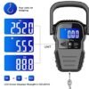 Digital Fish Scale, Luggage Scale, Weight Hanging Hook Scale,110lb/50KG-Backlit LCD Display,Waterproof Bag (Batteries Included) - Image 3