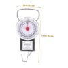 Portable Scale Portable Fruit Weighing Scale for Luggage & Travel Luggage Scales for Suitcases Hanging Electric Scale Digital Luggage Scale Fishing Scale Metal Mini Weight Scale - Image 3
