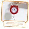 INOOMP 3pcs Spring Balance Portion Control Scales Portable Scales for Body Weight Portable Vegetables Scale Travel Bag Weighing Scale Spring Scale Crane Suitcase Weight Scale Hook Metal - Image 4