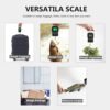 NUTRI FIT Luggage Weight Scale Fish Weighing Scales Digital Handheld Suitcase Weigher with Hook, 165lb/75kg with Measuring Tape for Travel, Fishing, Gifts - Image 4