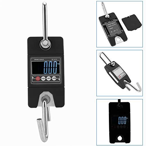 OKJHFD Electronic Scale Digital,150kg/100g Digital LCD Scale Handheld Luggage Weight Scale, Portable Scale with Hook - Image 6