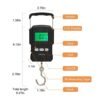 YYGJ, Rechargeable Lugagge Scale Portable Electronic Hook Scale Digital Hanging Bag Luggage Weight Scale Fishing Scale with Measuring Tape 165Lb Black - Image 5