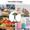 Luggage Scale, 110lb Luggage Weight Scale Digital Suitcase Scale with Hook, Portable Weight Scale for Travel with Backlight LCD Display, Baggage Scale for Travelers, Battery Included - Black - Image 7