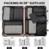 BAGAIL Digital Luggage Scale and 9 Set Packing Cubes Luggage Packing Organizer - Image 7