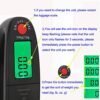 110lb 50kg Portable Digital Hanging Luggage Weight Scale Postal Scales, 2 AAA Batteries (Not Included) (Black) - Image 2