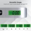 2-Pack Travel Digital Luggage Scale - Portable Luggage Scale -Luggage Scales for Suitcases - Ideal for Travel Scale Luggage Weight - 110LB/50KG, includes Battery - Temperature Display Luggage Scale - Image 4