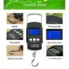 Digital Luggage Scale Professional Suitcase Travel Bag Hanging Scales Weight Balance with Tape Measure Backlight 50kg/10g - Image 7