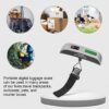 2-Pack Travel Digital Luggage Scale - Portable Luggage Scale -Luggage Scales for Suitcases - Ideal for Travel Scale Luggage Weight - 110LB/50KG, includes Battery - Temperature Display Luggage Scale - Image 3