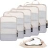 BAGAIL Digital Luggage Scale and 6 Set Ultralight Compression Packing Cubes - Image 3