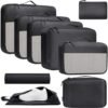 BAGAIL Digital Luggage Scale and 9 Set Packing Cubes Luggage Packing Organizer - Image 3