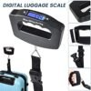 Digital Luggage Scales, 50kg/110lb Electronic Hanging Scales, Portable Digital Luggage Scale with Backlight Digital Display Travel, Handheld Style Suitcase Scales Baggage Scale for Travel Home Use - Image 9