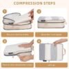 BAGAIL Digital Luggage Scale and 6 Set Ultralight Compression Packing Cubes - Image 6