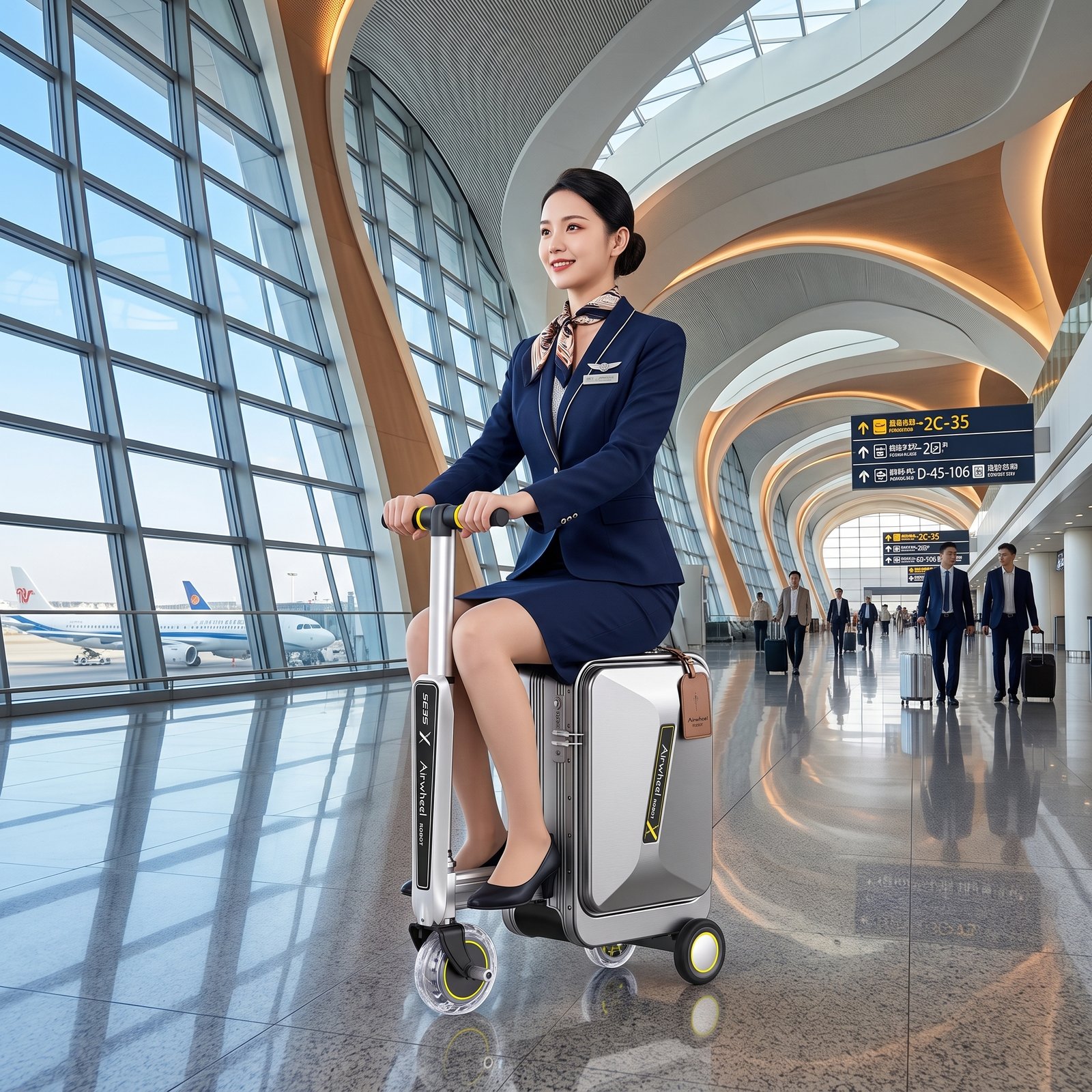 Motorized Smart Riding Suitcase