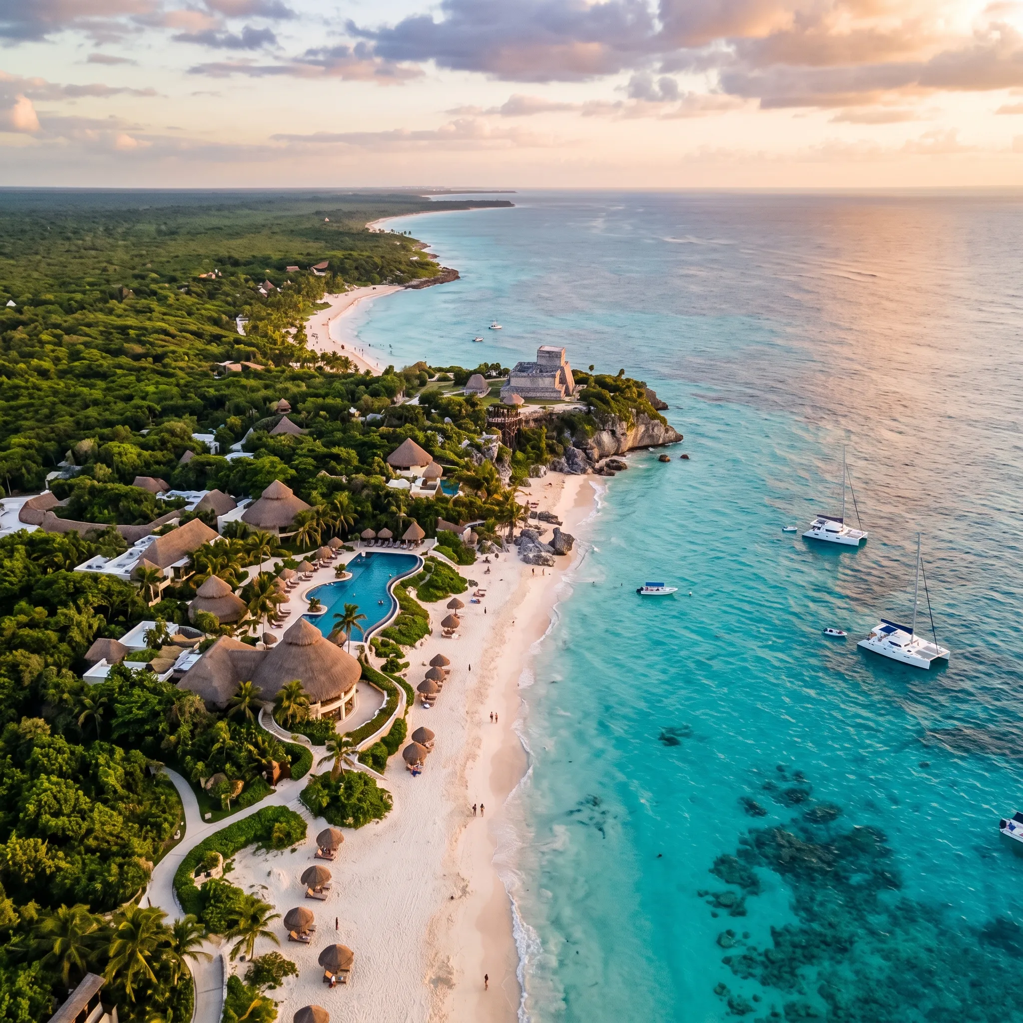 Scenic Riviera Maya Beach Vacation